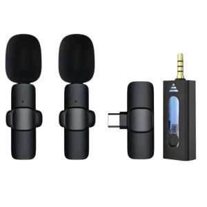 Microfone de Lapela Sem Fios (Telemóvel)